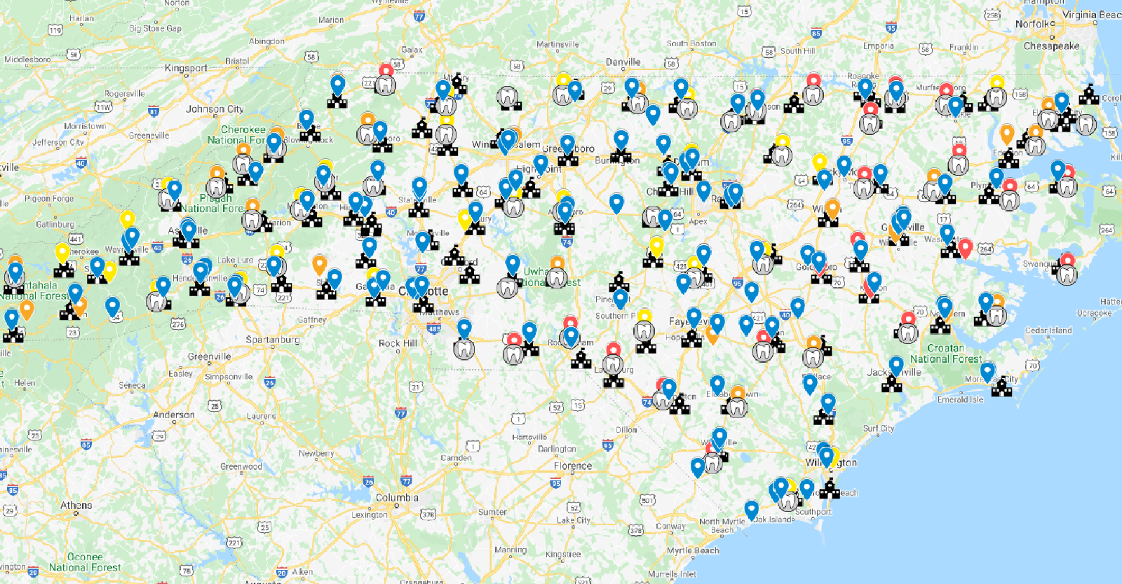County-Level Poverty and Access Map