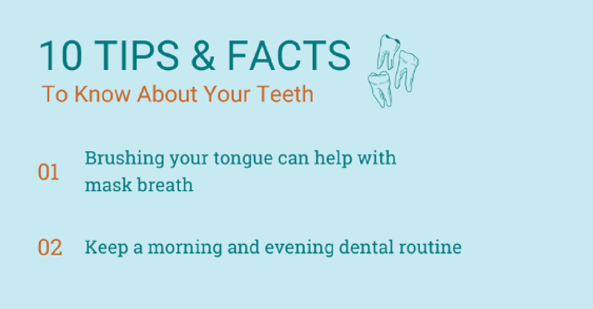 Graphic - 10 tips & facts for your teeth