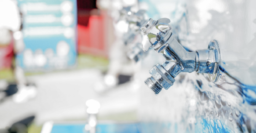 Image of water taps